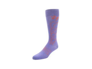 John Fluevog Indy Vog Socks - Purple/Orange | Western Boot Knee-High Socks
