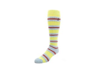 John Fluevog Selene - Yellow Multi | Striped Knee-High Socks