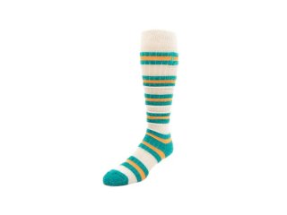 John Fluevog Selene - Oatmeal Multi | Striped Knee-High Socks
