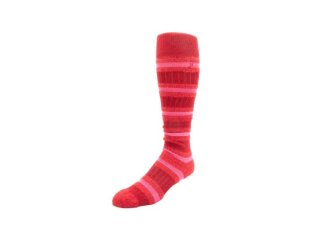 John Fluevog Selene - Burgundy Multi | Striped Knee-High Socks