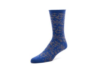 John Fluevog Mittens Vog Socks - Blue/Orange | Celestial Design Socks