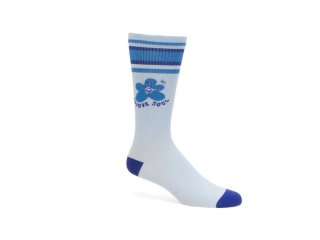 John Fluevog Anchor - Blue | Graphic varsity sock