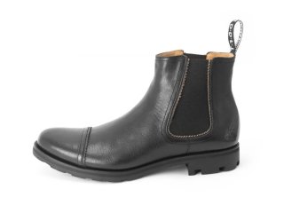 John Fluevog Nathan - Black | Leather Chelsea Boots