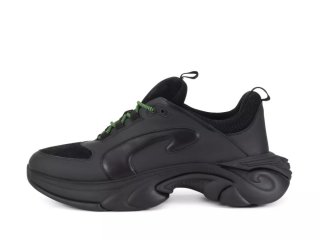 John Fluevog Duesy - Black | Chunky Sneakers
