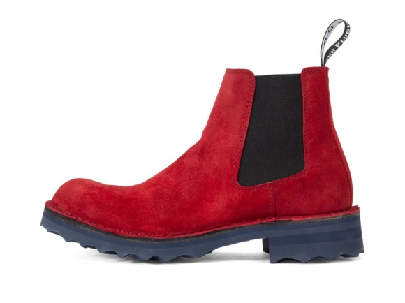 John Fluevog Newman - Red | Comfy Chelsea Boots