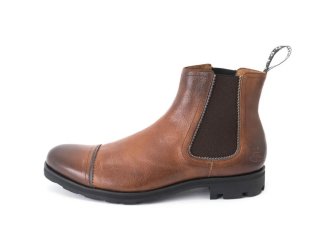 John Fluevog Nathan - Brown | Leather Chelsea Boots