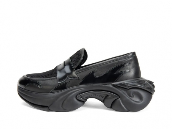 John Fluevog Maverick - Black | Sneaker-Style Penny Loafers