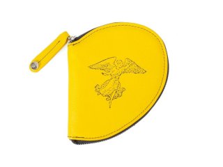 John Fluevog Zazzle - Yellow | Asymmetrical zip-up wallet
