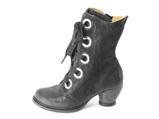 John Fluevog Gladstone - Black | Mid-Calf Lace-Up Boots