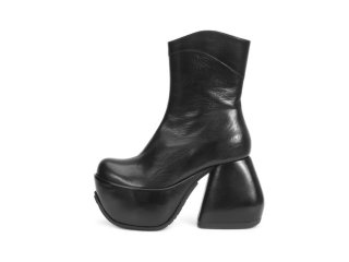 John Fluevog Jive - Black | Mid-Calf Platform Boots