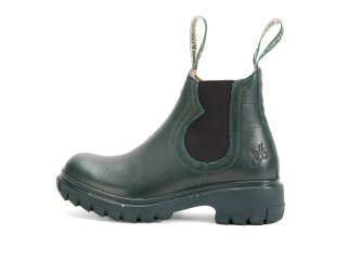 John Fluevog Jeudi - Green | Chelsea Boots