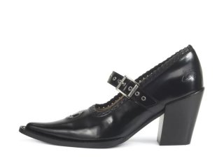John Fluevog Willow - Black | Mary Jane Heels