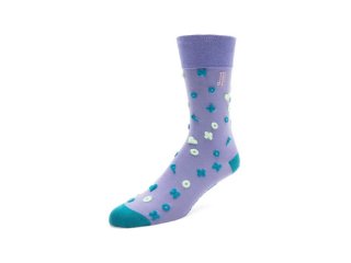 John Fluevog Timmy Vog Socks - Lavender Blue | Fluffy Icon Socks