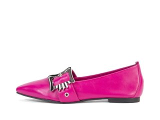 John Fluevog Misty - Magenta | Slip-On Mary Jane Flats