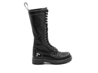 John Fluevog Zachary - Black | Tall Angel Boots