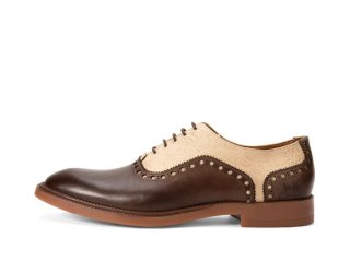John Fluevog Manager - Brown | Classy Brogue Shoes
