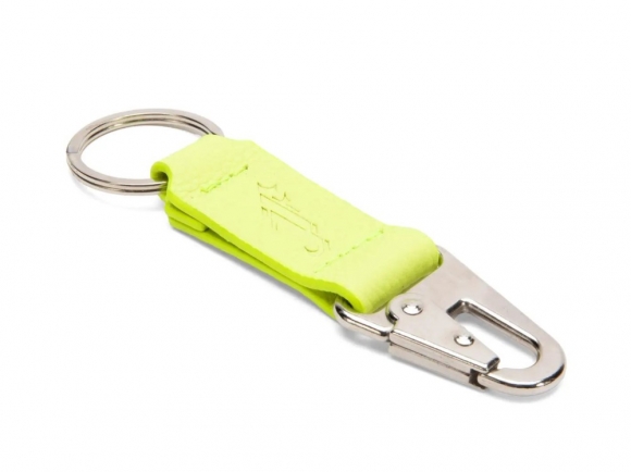 John Fluevog Wocket - Neon Yellow | Simple Keychain With Clip