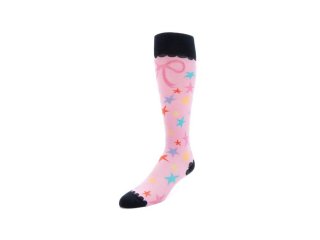John Fluevog Zeta - Purple/Multi | Knee-High Socks With Bow Design