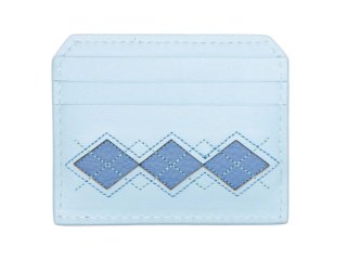 John Fluevog Nilly - Blue | Argyle Cardholder