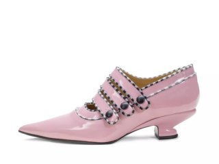 John Fluevog Sheila - Pink | Triple-Strap Pumps