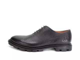 John Fluevog Hunsbury Meadow - Black | Simple Lace-Up Shoes