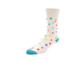 John Fluevog Timmy Vog Socks - Cream/Multi | Fluffy Icon Socks