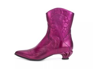John Fluevog Noctiluca - Pink | Zip-Up Western Boots