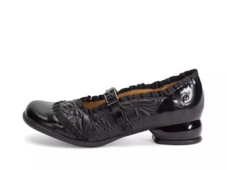 John Fluevog Sandz - Black | Mary Janes shoes with Ruffles