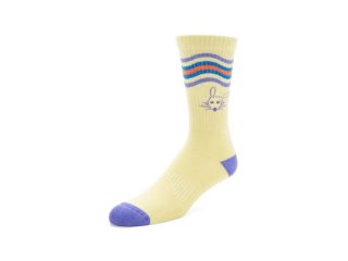 John Fluevog Charlie - Yellow/Purple | Freddy Varsity Socks