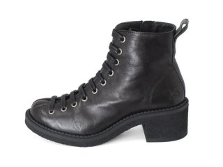 John Fluevog Wanderer - Black | Lace-Up Ankle Boots