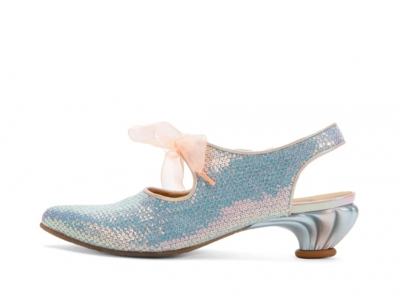 John Fluevog Ficta - Iridescent Sequin | Elegant Slingback Heels