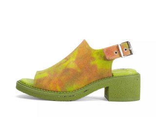 John Fluevog Goofball - Tie-Dye | Open-Toe Slingback Mules