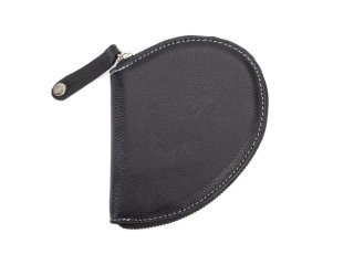 John Fluevog Zazzle - Black | Asymmetrical zip-up wallet