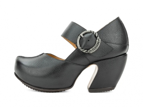 John Fluevog Leader - Black | Platform Mary Jane Heels