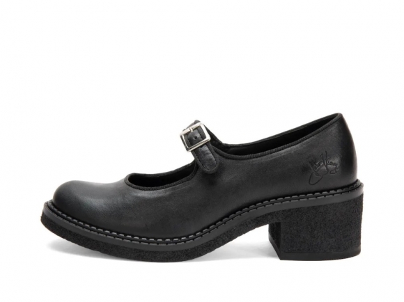 John Fluevog Lazybone - Black | Cute Mary Jane Heels