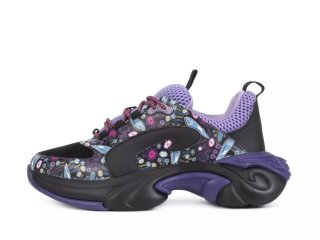 John Fluevog Duesy - Purple/Black | Chunky Sneakers