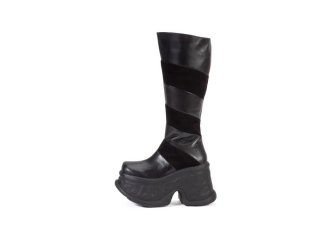 John Fluevog Paloma - Black | Knee-High Platform Boots