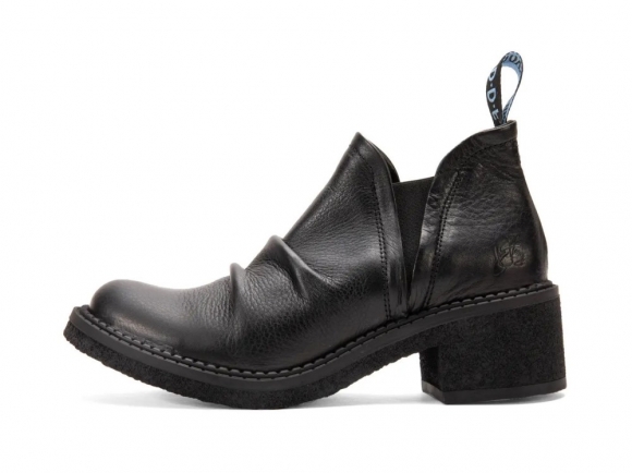 John Fluevog Roamer - Black | Slip-On Ankle Boots