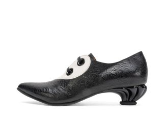 John Fluevog Stellaris - Black | Elegant Lace-Up Heels