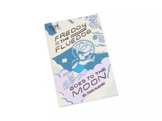 John Fluevog Freddy the Fluedog - Goes to the Moon | Fold-out zine