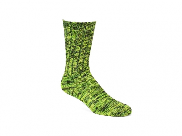 John Fluevog Russo - Black/Yellow | Thick Wool Socks