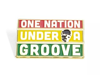 John Fluevog One Nation Under A Groove Pin - Black History Month | Enamel Pin