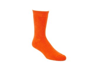 John Fluevog Oizo Vog Socks - Bright Orange | Soft terry sock