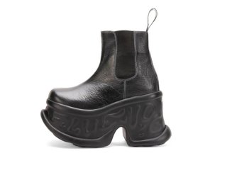John Fluevog Reece - Black | Platform Chelsea Boots