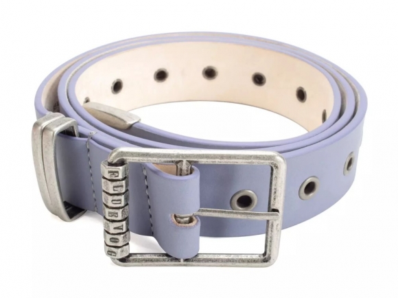 John Fluevog Percivale Belt - Lavender | Casual leather belt