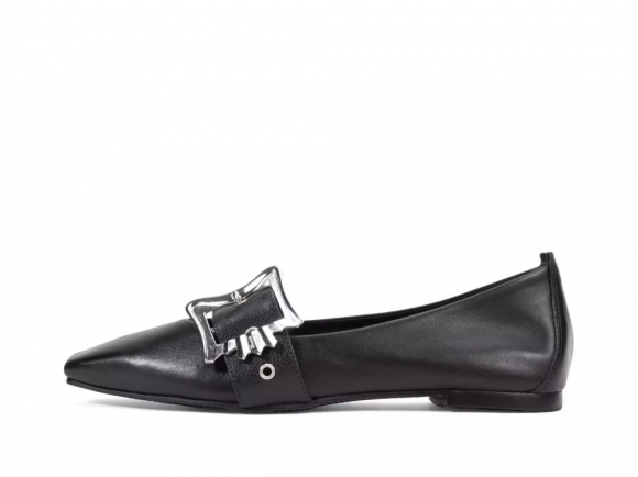 John Fluevog Misty - Black | Slip-On Mary Jane Flats