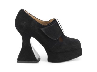 John Fluevog Original - Black | Baroque Platform Heels