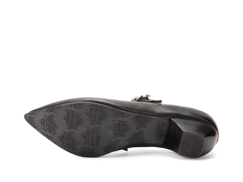 John Fluevog Jing - Black | Double-Strap Mary Janes