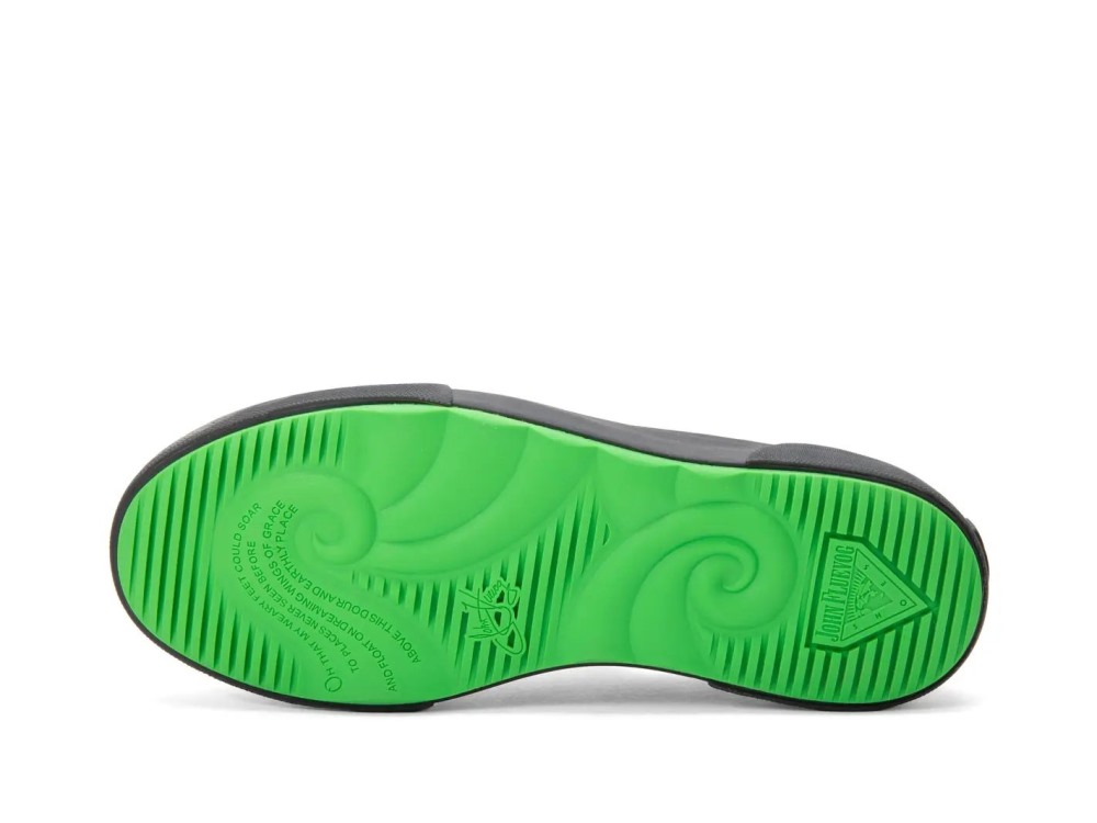 John Fluevog Willett - Green/Purple Tie-Dye Vegan | Casual Slip-On Shoes