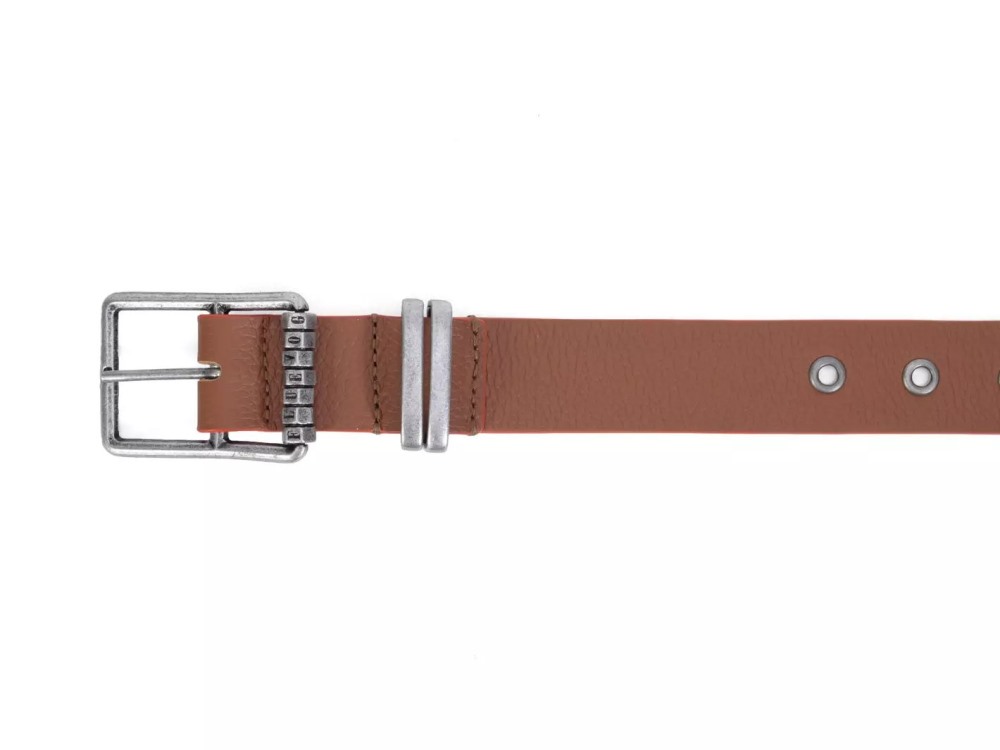 John Fluevog Percivale Belt - Brown/Orange | Casual leather belt